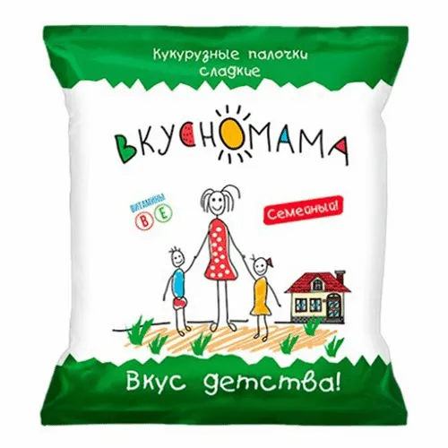 Кукурузные палочки Вкусномама семейный 90г