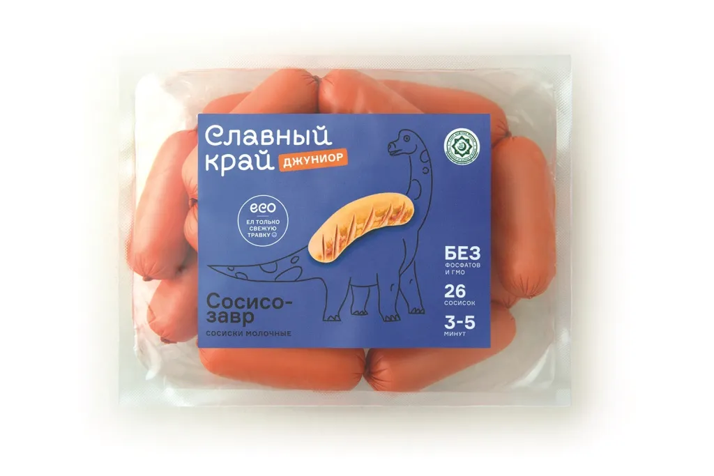 Сосиски Славный край Джуниор в/у