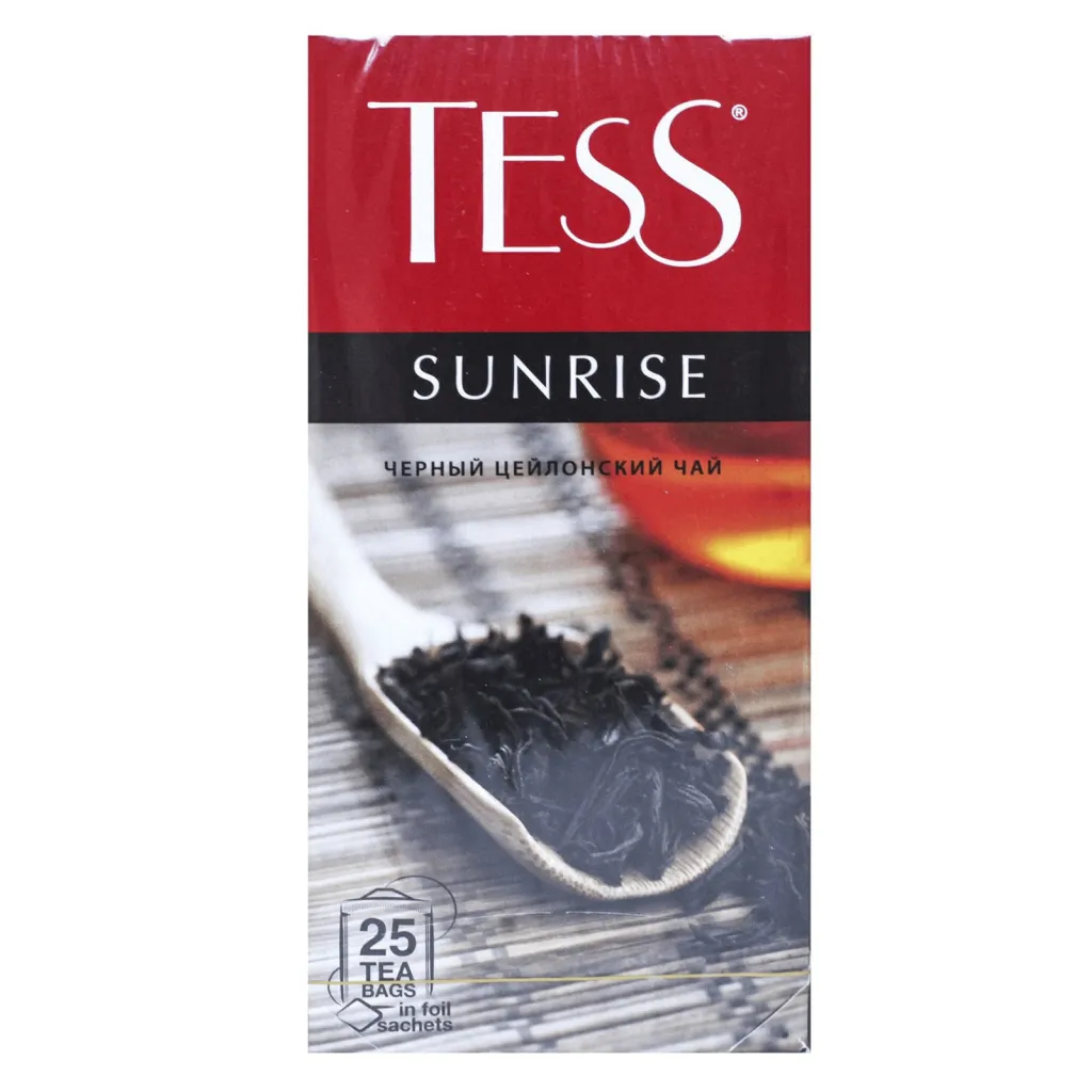 Чай Tess черный Санрайз 1,8г*25пак