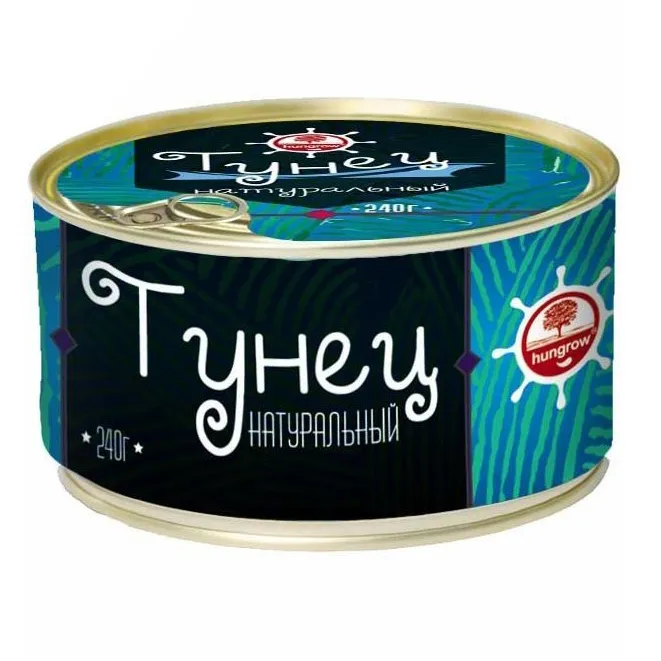 Тунец Hungrow натур ж/б 240г ключ