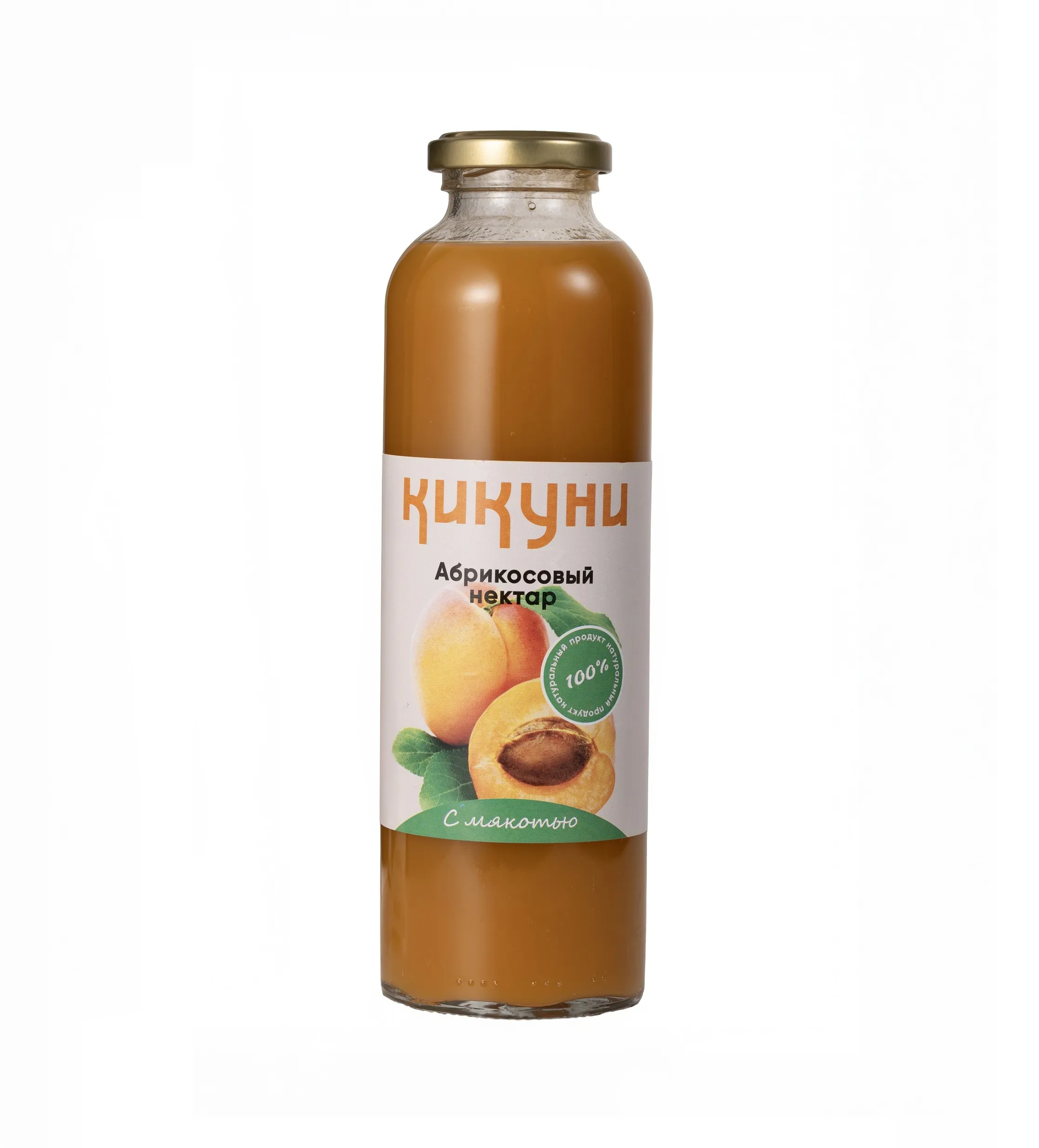 Нектар Кикуни абрикосовый с мякотью ст/б 0,5л