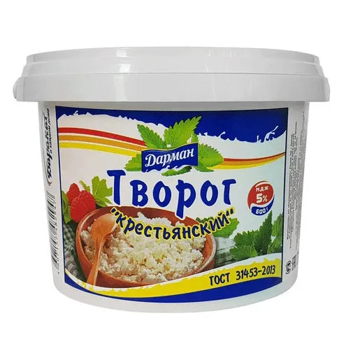 Творог Дарман жирн 5% 600г