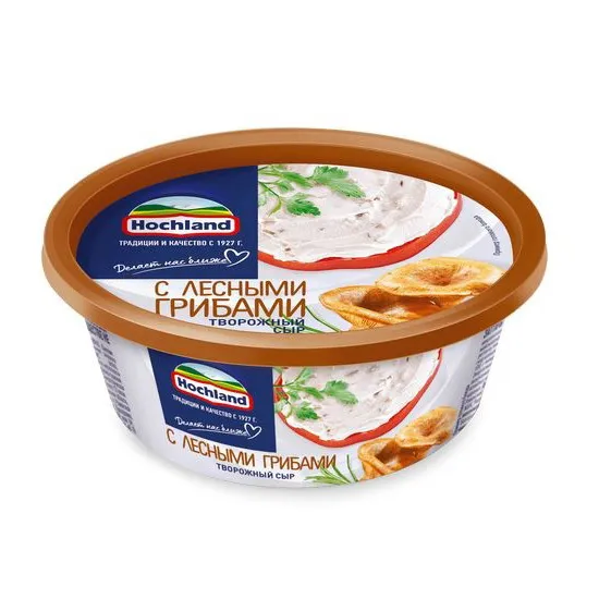 Сыр творожный Hochland с лесными грибами 140г