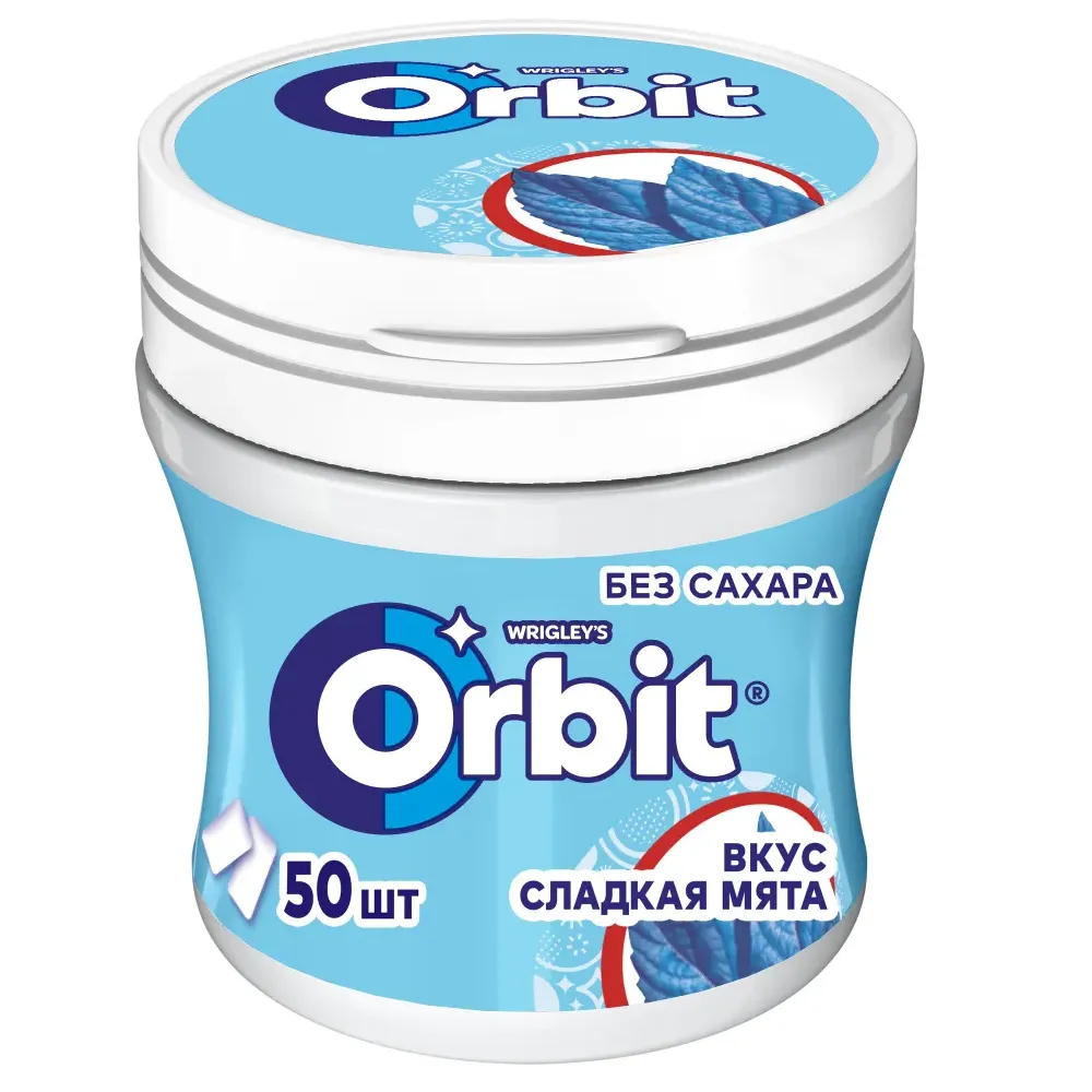 Жевательная резинка Орбит Сладкая мята 68г