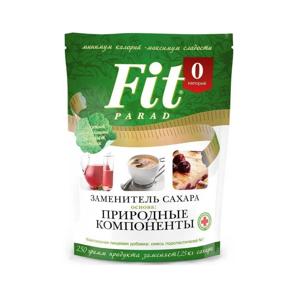 Смесь подсластителей Fit Parad №7 на основе эритритола дойпак 250 г