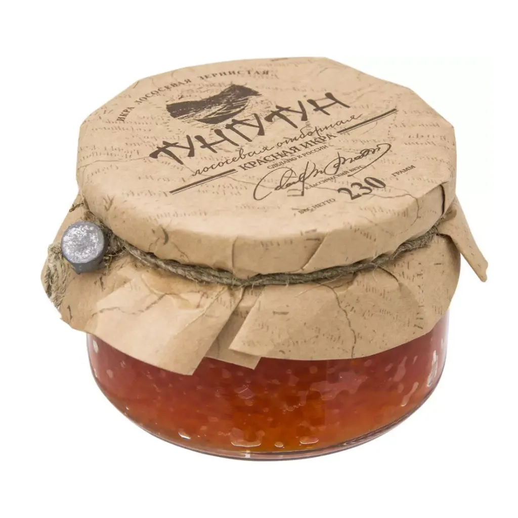 Икра лососевая Тунгутун зернистая ст/б 230г