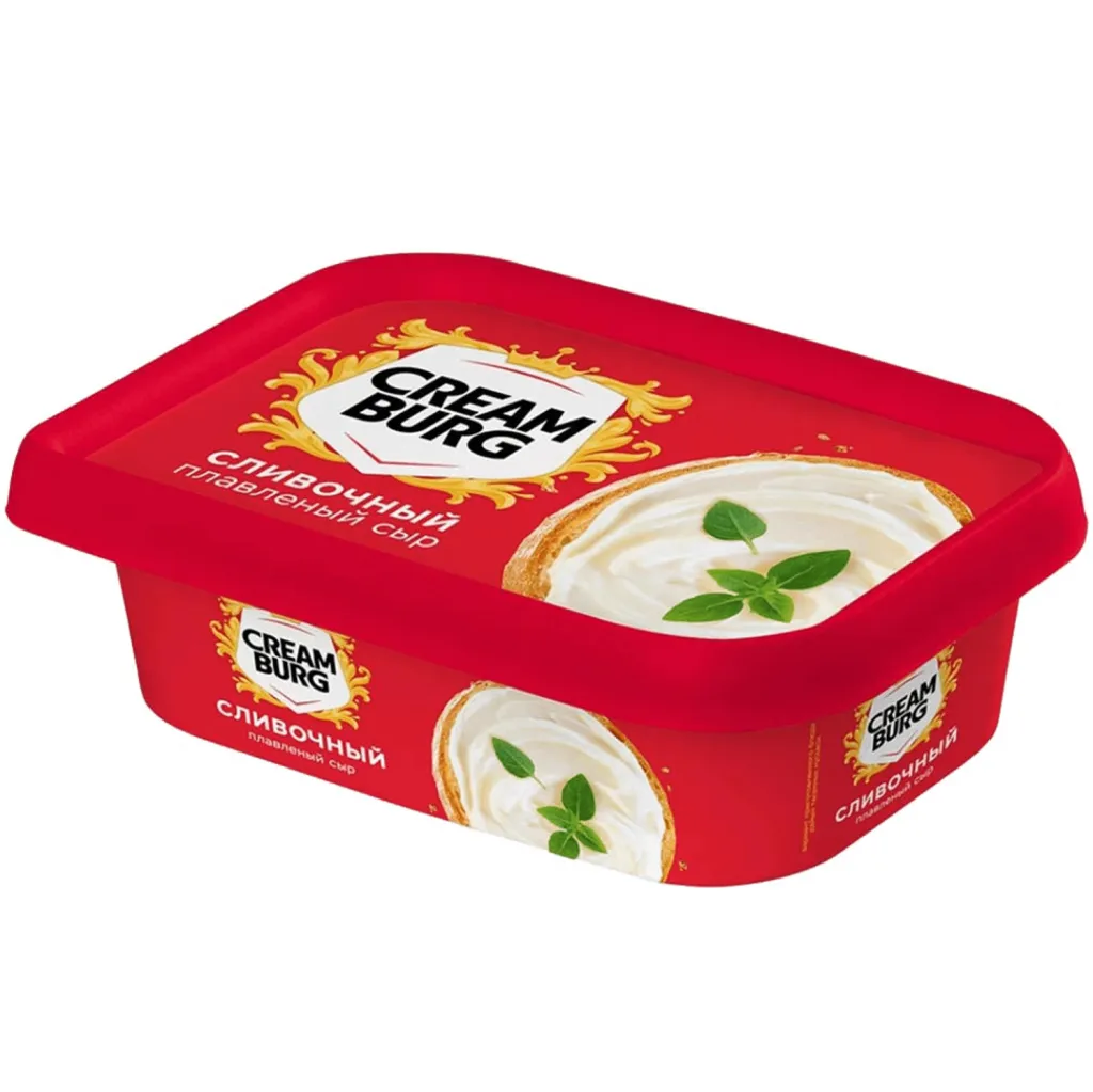 Сыр плавленый Creamburg сливочный 190г