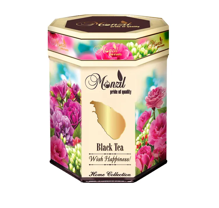 Чай Монзил Розовые цветы черный ж/б 200 г