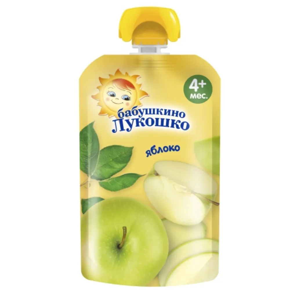 Пюре Бабушкино Лукошко Яблоко 90г