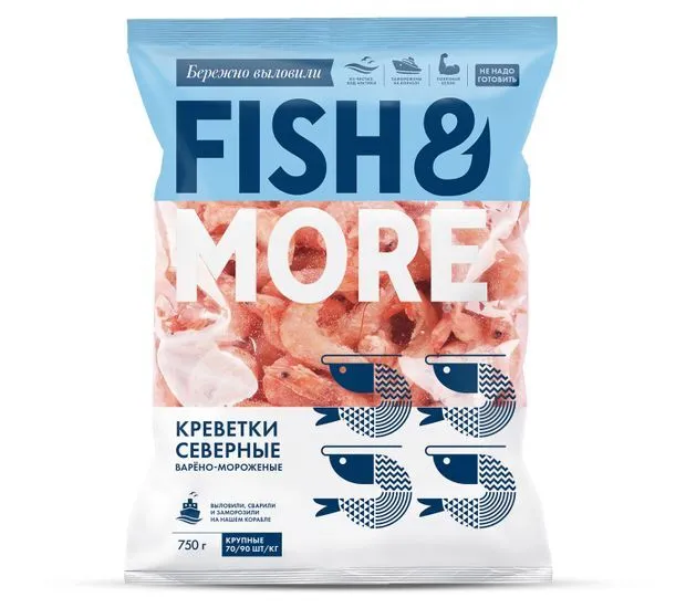 Креветка северная 80/100 Fish & More