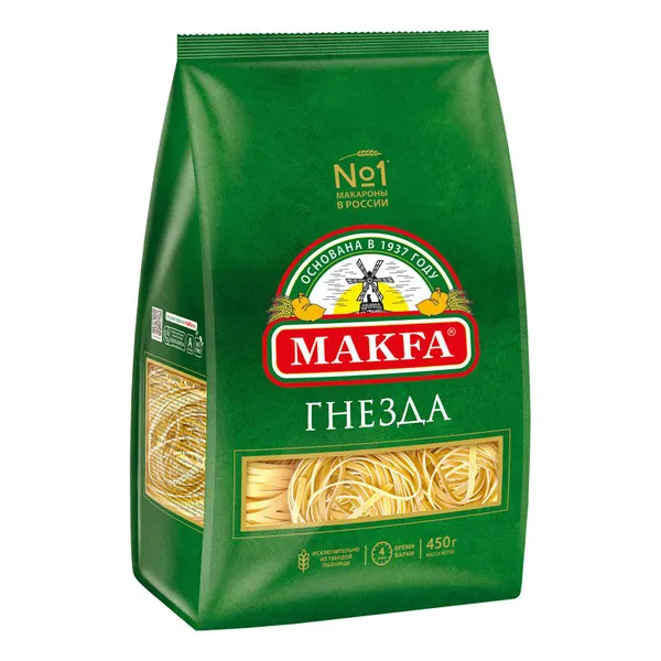Макароны Makfa Феттуччине гнезда 400г
