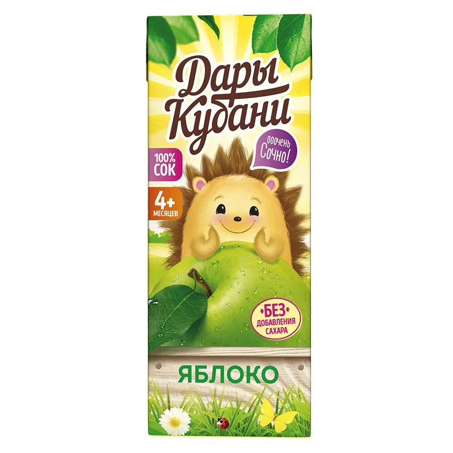 Нектар Дары Кубани 0,2л Яблочный