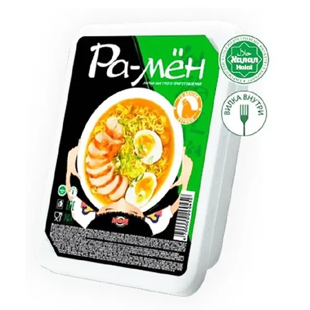 Лапша Алькони Ра-мён Курица лоток 90г