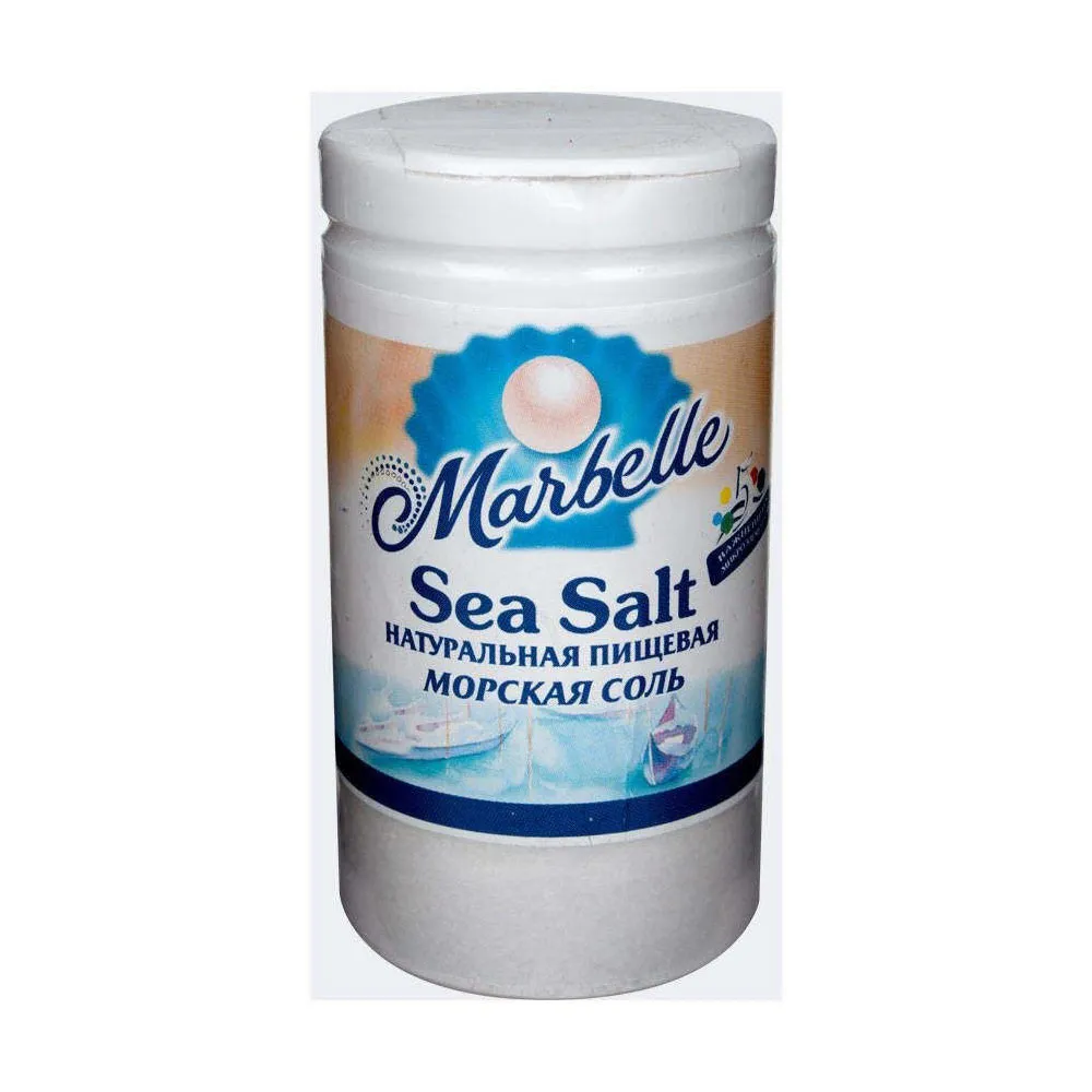 Соль Marbellе морская натуральная пищевая 80г