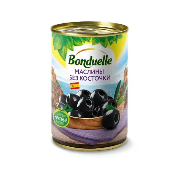 Маслины Bonduelle б/к 300г