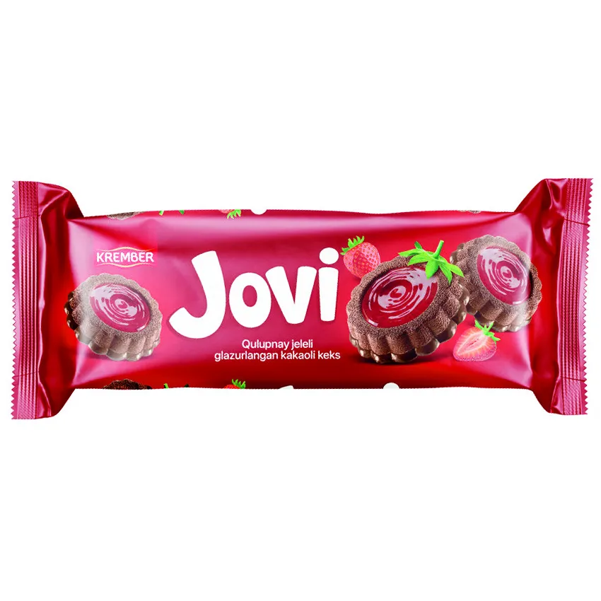 Печенье Krember JOVI кекс с клубникой 180г