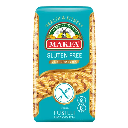 Макароны Makfa Gluten free Fusilli без глютена 300г