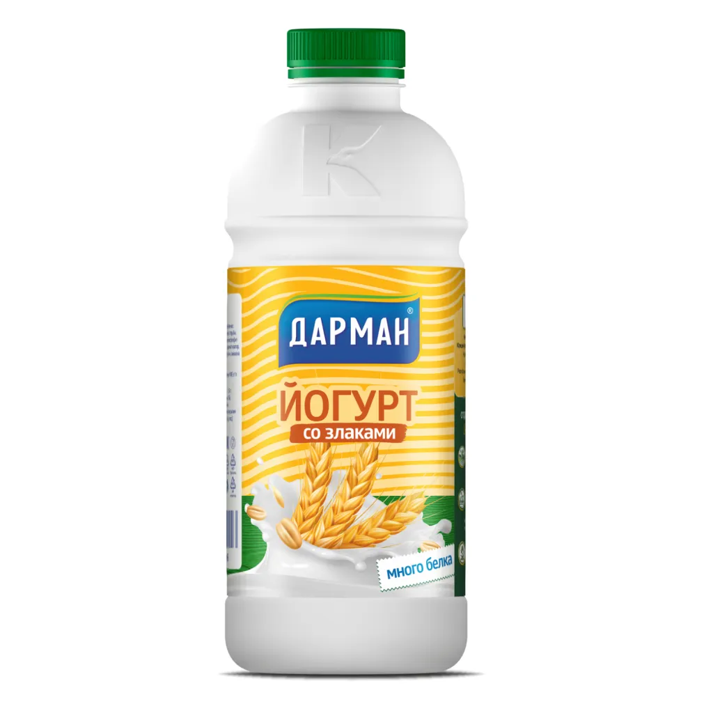Йогурт Дарман 1.5% Злаки 1000г