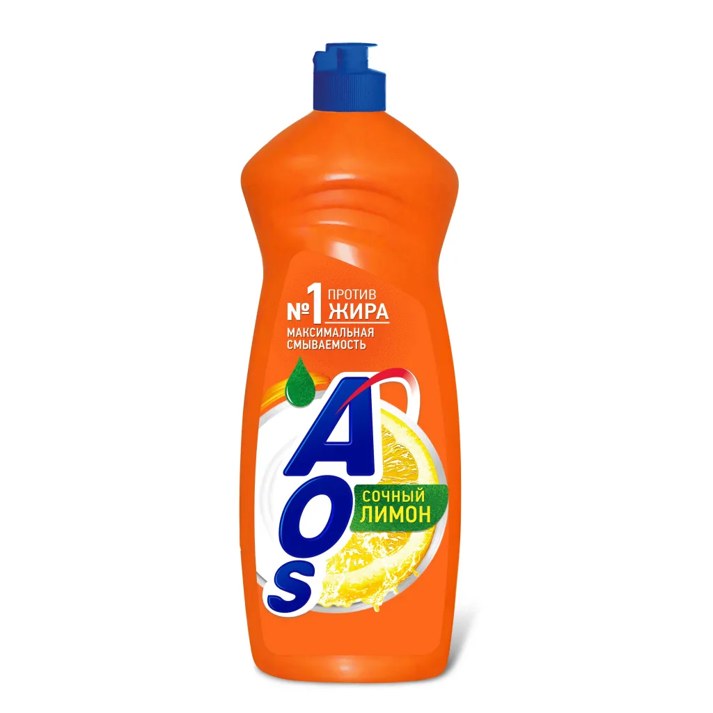 Средство AOS для посуды Лимон 900г