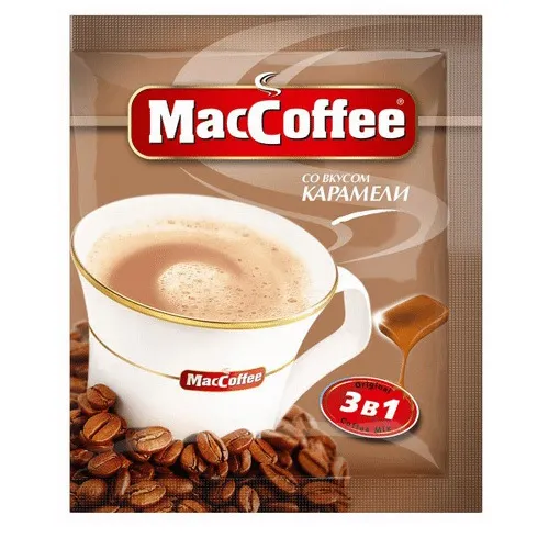 Кофе MacCoffee 3в1 Карамель 1шт 18г