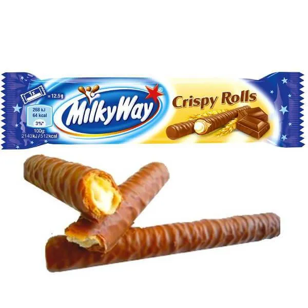 Вафельные трубочки Milky Way Crispy Rolls 22,5г