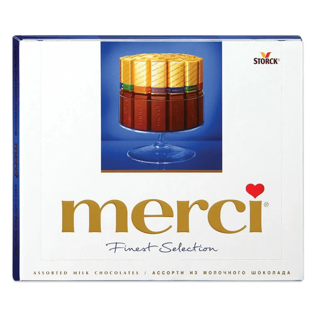 Конфеты Merci молочный шоколад 250г