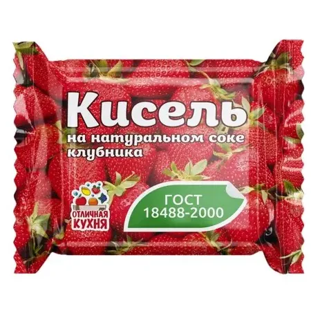 Кисель Отличная Кухня брикет  ГОСТ Клубника 200г