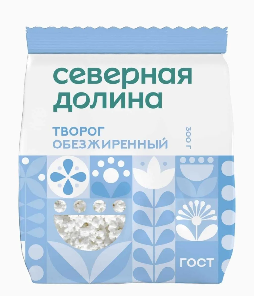 Творог Северная долина 0% 300г