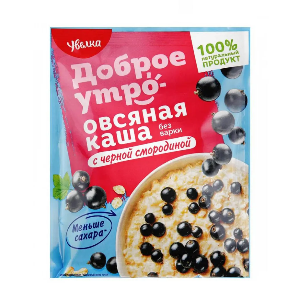 Каша Увелка овсяная с черной смородиной 40г