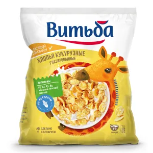 Хлопья кукурузные Витьба глазированные 330г