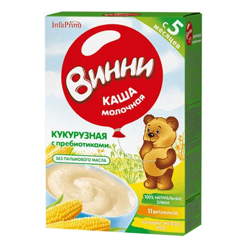 Каша Винни мол Кукурузная с пребиотиками с 5 мес 200г