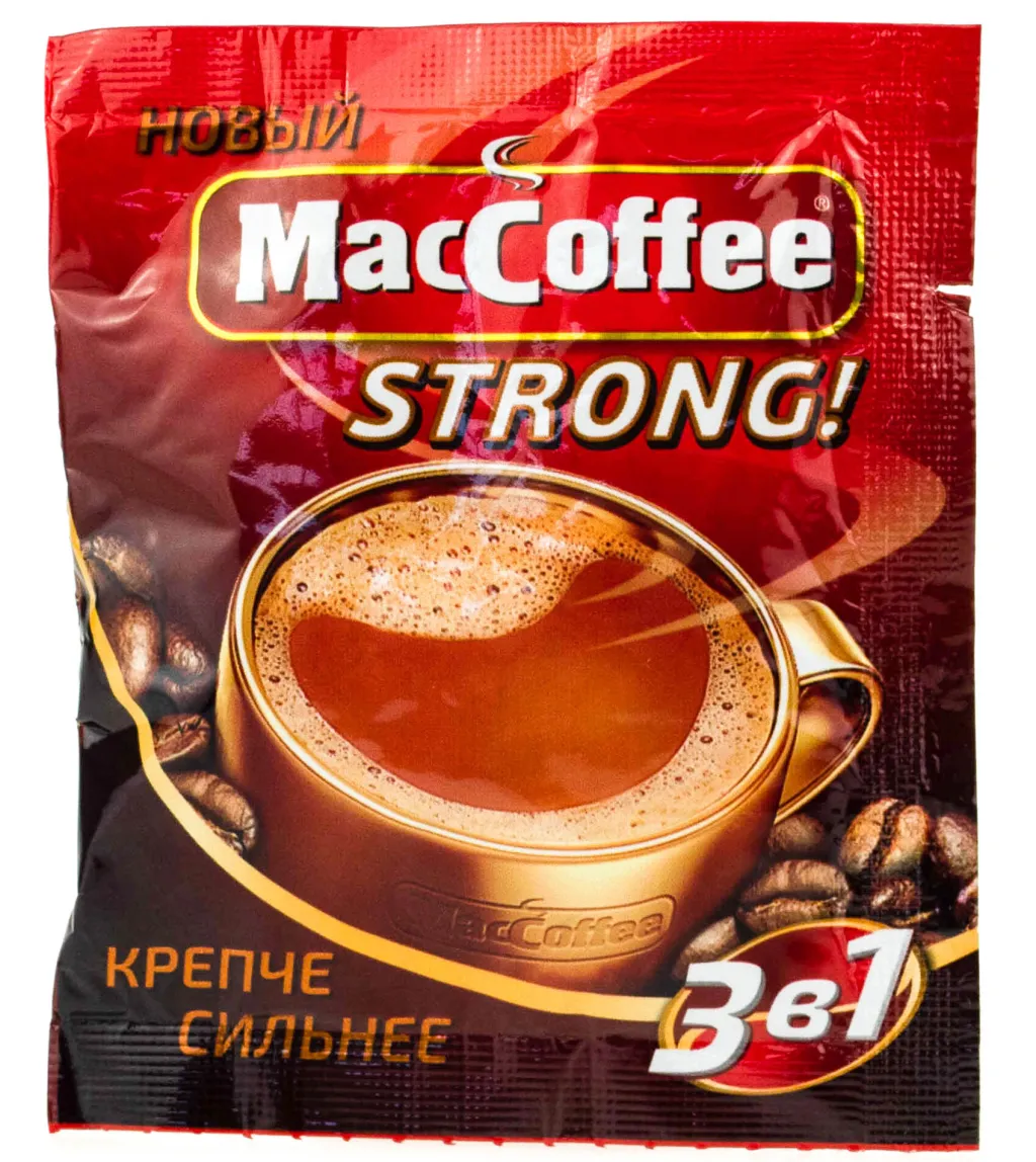 Кофе Маккофе Стронг 3в1 пак  1шт