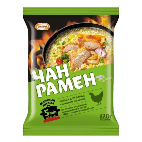 Лапша Doshirak Чан Рамен курица 120г