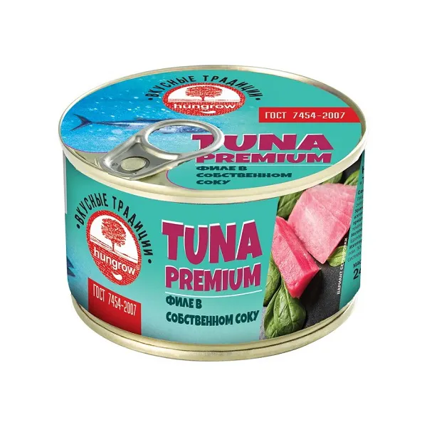 Тунец Hungrow Премиум в с/с филе ключ 185г