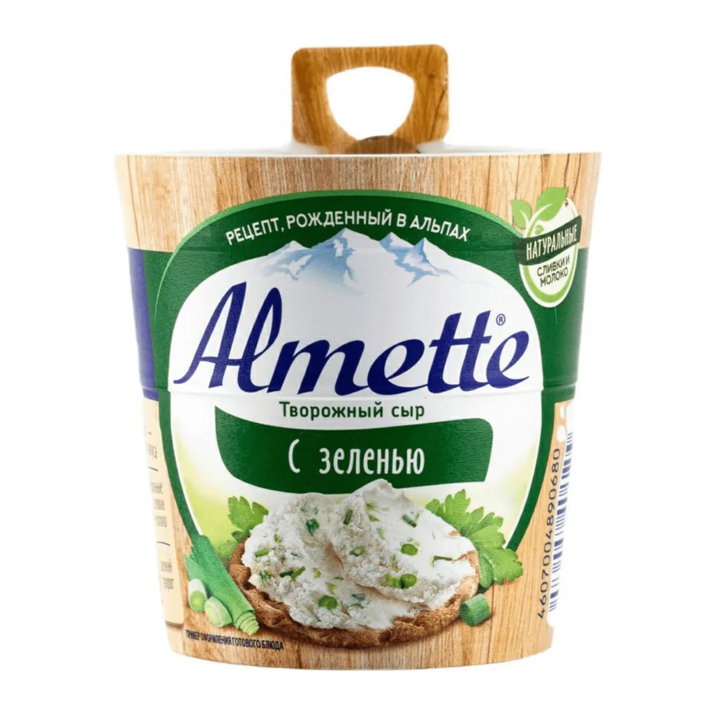 Сыр творожный Almette с зеленью 150г