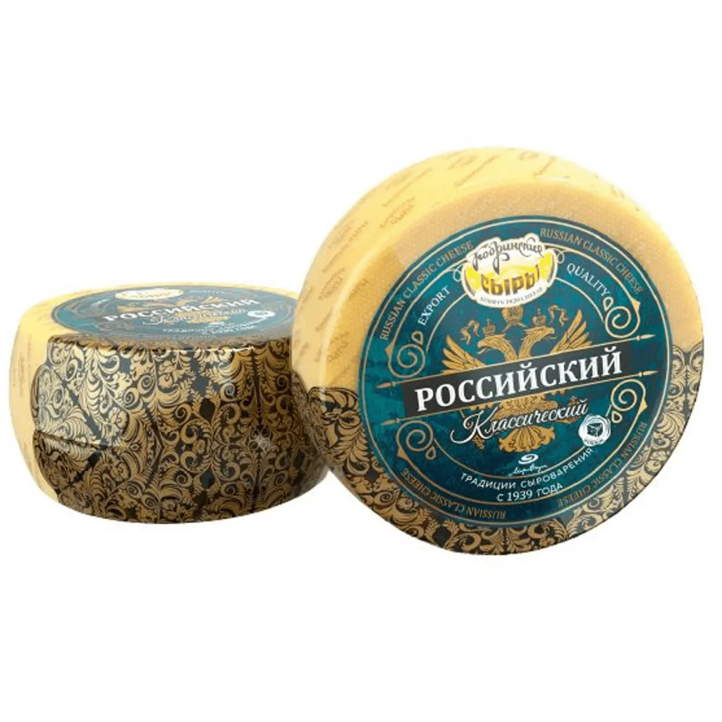 Сыр Российский 50% Классический Кобринские сыры
