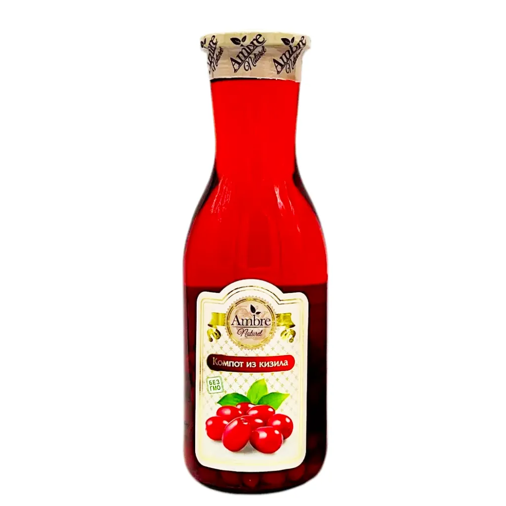 Компот Амбре кизил ст/б 1л