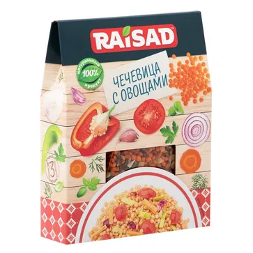 Чечевица Raisad с овощами 200г