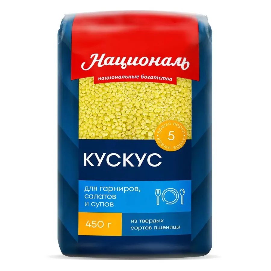 Кус кус Националь пшеничный 450г