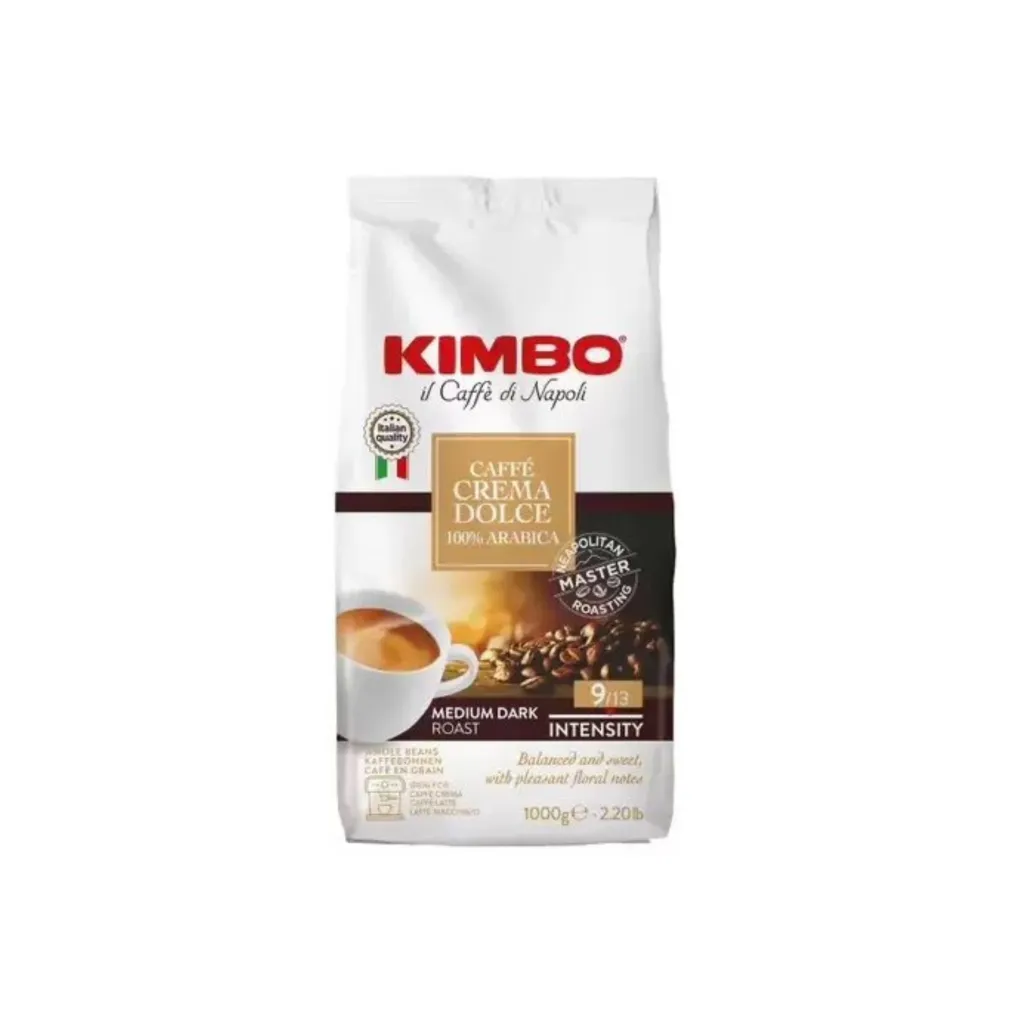 Кофе в зернах Kimbo Caffe Crema Dolce 100% Arabica, 1000 г