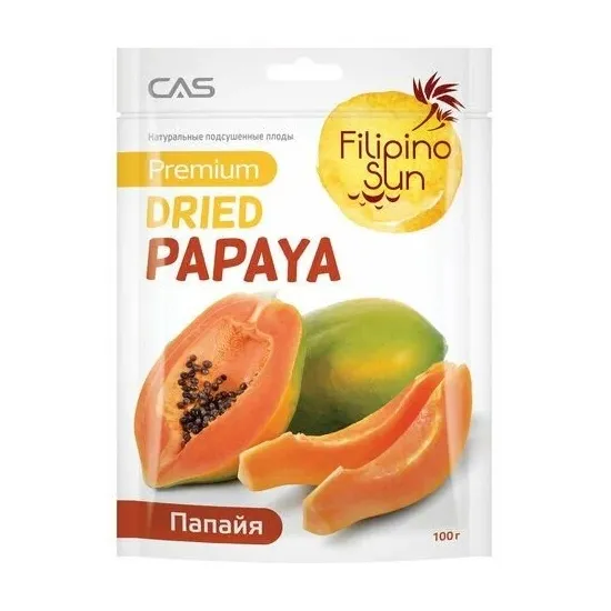 Сухофрукт Filipino Sun Папайя м/у 100г