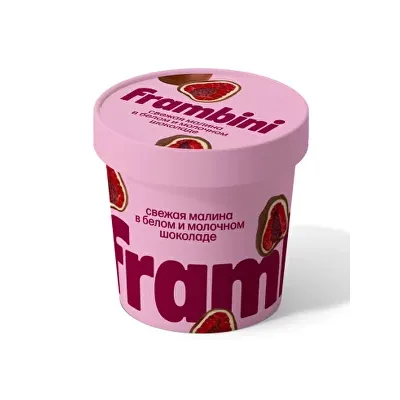 Малина Frambini в белом и молочном шоколаде 130г