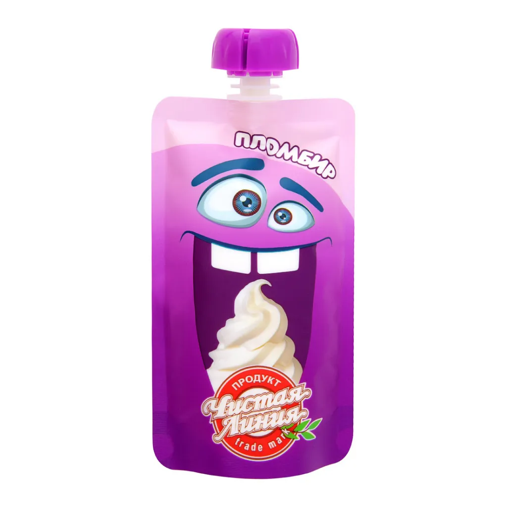 Мороженое Чистая Линия Пломбир ванильный д/пак 70г