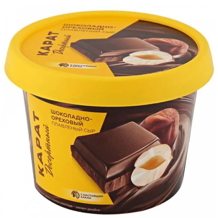 Сыр плавленый Карат Шоколадно-ореховый 30% 230г