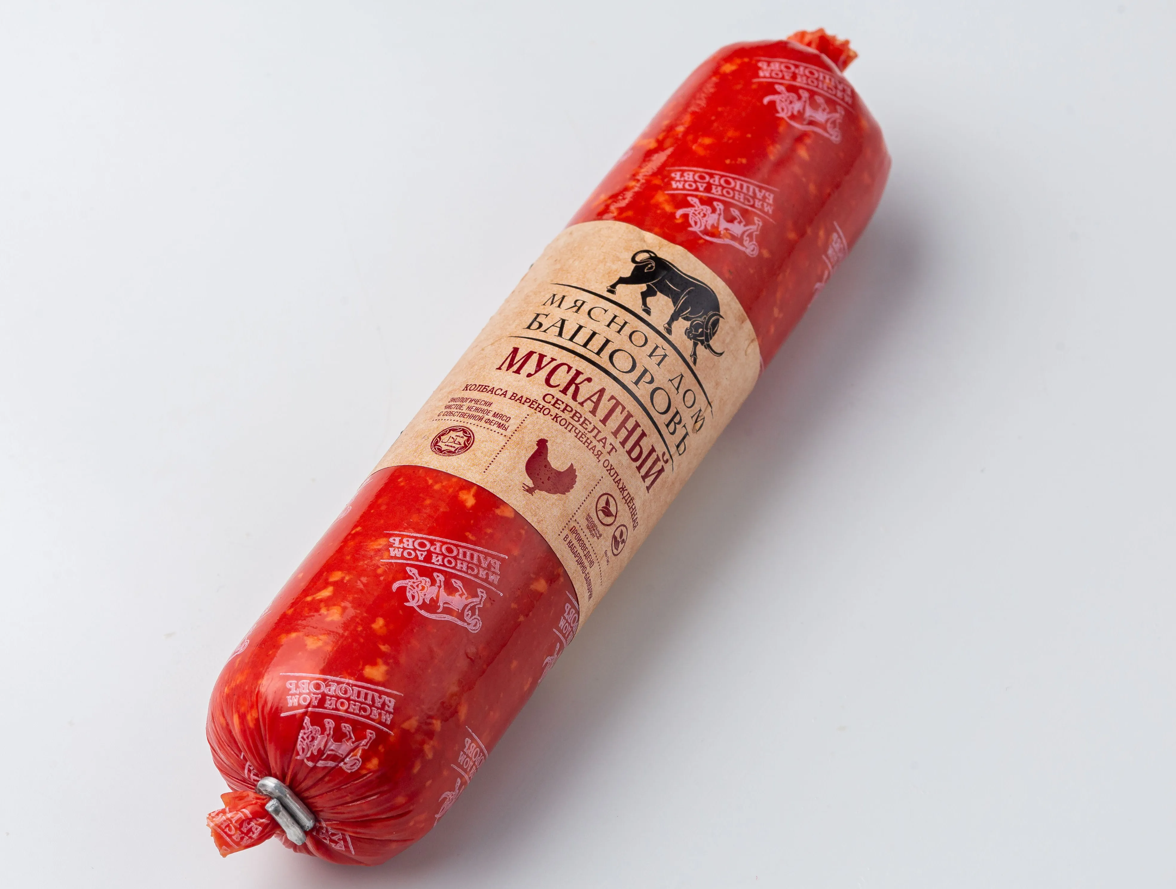 Сервелат Башоровъ Мускатный Халяль