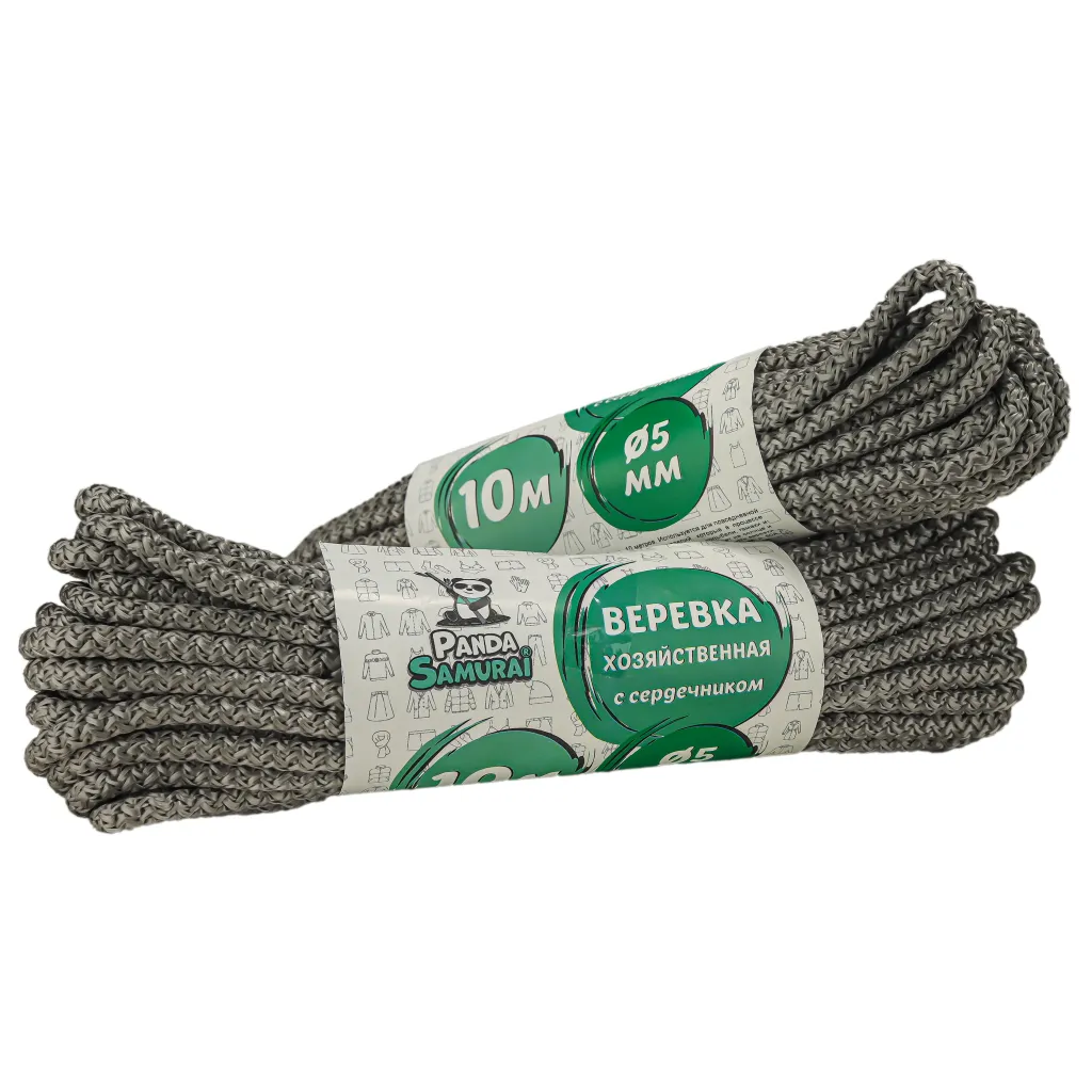 Веревка хозяйственная 10м*5мм PandaSamurai 10