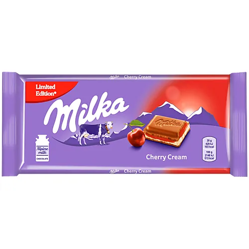 Шоколад Milka Cherry creame 100г