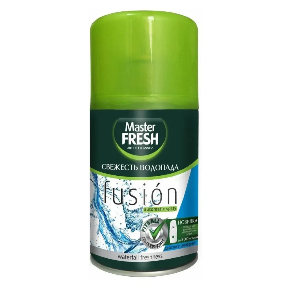 Освежитель Мастер Фреш см баллон Свежесть водопада 300мл