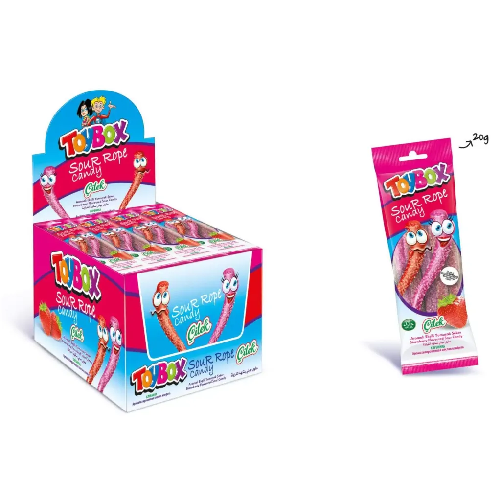 Мармелад жевательный TOYBOX клубника 20г