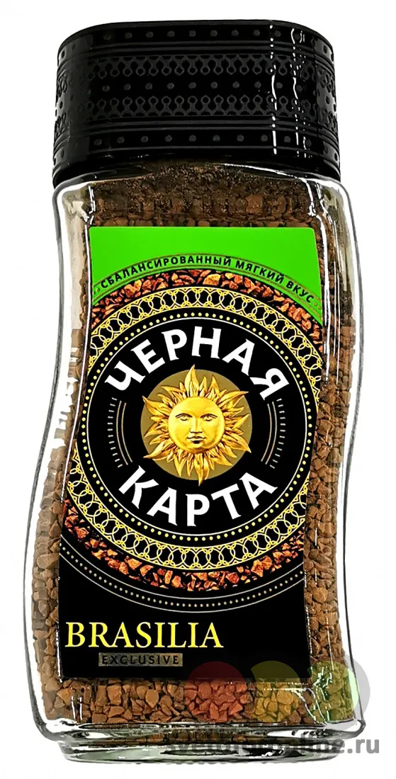 Кофе Черная карта Эксклюзив ст/б 190г
